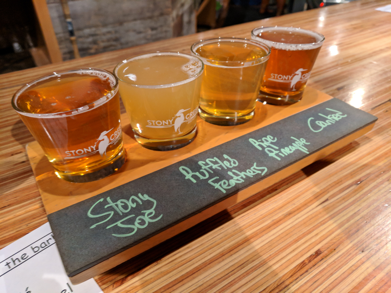 More delicious beers, except for that Ripe Pineapple one. Stony Creek Brewery
